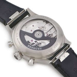 ブレゲ タイプXX 2057 ミリタリー バージョン クロノグラフ 2057ST/92/3WU ブラック アラビア 自動巻き