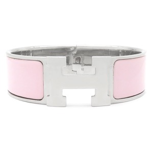 エルメス ブレスレット クリッククラックH GM メタル ピンク Hブレス  中古