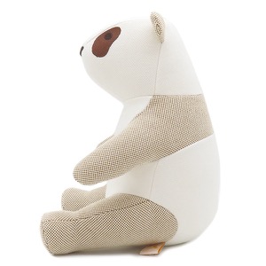 エルメス ぬいぐるみ パンダ エミール コットン ベージュ トワルH  中古