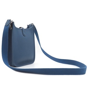 エルメス ショルダーバッグ エヴリンTPM ブルー 青 紺  中古