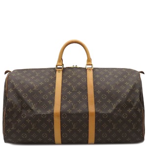 ルイヴィトン ボストンバッグ キーポル 55 モノグラムキャンバス ブラウン 茶 鍵/パドロック欠品  M41424 中古