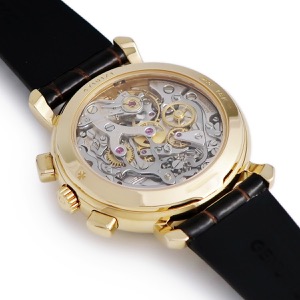 ヴァシュロン・コンスタンタン ヒストリカル クロノグラフ 47101/1 K18YG無垢 シルバー アンティーク 手巻き