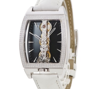 コルム ゴールデンブリッジ 113.151.69/0001 FN01 新品同様 K18WG無垢 純正ダイヤ 6時位置リューズ 手巻き