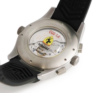 ジラールペルゴ WW.TC クロノ F1 053 49800.22.611.FK6A OH済 ブラック レッド  自動巻き