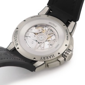 ハリーウィンストン プロジェクト Z15 OCEASR42ZZ001 限定 シースルーバック レトログラード 自動巻き