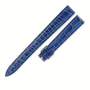 フランクミュラー 腕時計パーツ トノウカーベックス 2250 2251用 クロコバンド クロコダイル ブルー 新品同様 純正 替え ベルト 交換 ワニ 12mm ブルー 青  中古