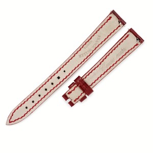 フランクミュラー 腕時計パーツ トノウカーベックス 2250 2251用 クロコバンド クロコダイル ワインレッド 新品同様 純正 ベルト 12mm ワインレッド ボルドー 赤  中古
