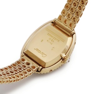 カルティエ ベニュワール SM 820911A6 OH済み K18YG無垢 純正ダイヤ オーバル ヴィンテージ 手巻き