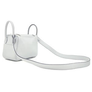 エルメス ショルダーバッグ リンディ ミニ 20 トリヨンクレマンス ブルー ブルーグレー  中古