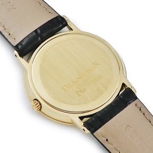 ブランパン ヴィルレ 0095 K18YG無垢 純正ダイヤ ホワイト デイト 自動巻き