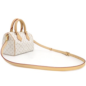 ルイヴィトン 2WAYバッグ スピーディ バンドリエール20 ホワイト ハンドバッグ ショルダーバッグ 2024秋冬ショーアイテム  M12747 中古