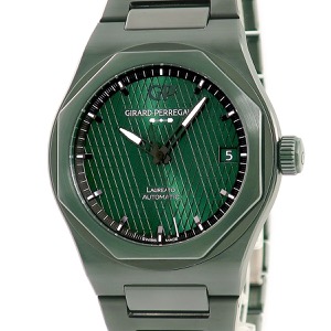 ジラールペルゴ ロレアート グリーンセラミック アストンマーティン 42mm 81010-32-3081-1CX 限定 自動巻き