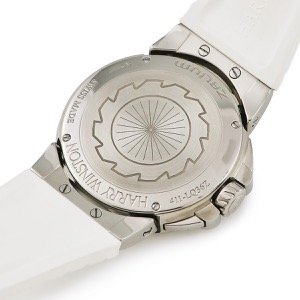 ハリーウィンストン オーシャン スポーツ レディ OCSQHD36ZZ006 純正ダイヤ ザリウム 白 クオーツ