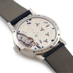 ランゲ&ゾーネ リトル ランゲ1 ムーンフェイズ 182.086 LSLS1823AX K18WG無垢 星空 ラージデイト 手巻き