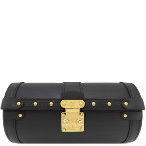 ルイヴィトン ショルダーバッグ パピヨン トランクバッグ エピレザー ブラック 黒 チェーンストラップ欠品  M58655 中古