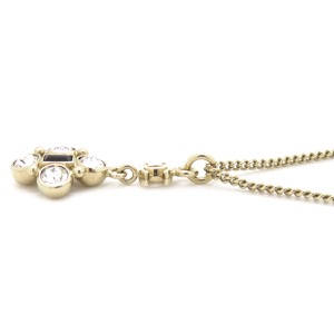 シャネル ネックレス ココマーク ビジュー GP ゴールド 中古