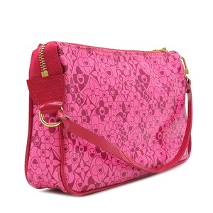 ルイヴィトン アクセサリーポーチ ポシェット コスミック PVC ピンク 村上隆 ポーチ ハンドバッグ  M93166 中古