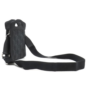 グッチ 2WAYバッグ GGマトラッセ トップハンドル レザー ブラック 黒  723776 中古