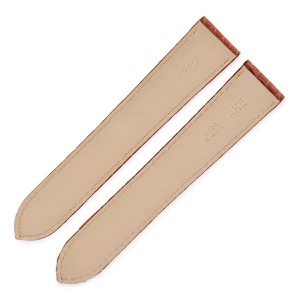 カルティエ 腕時計パーツ 純正 クロコダイル ブラウン 未使用 替え クロコ ベルト バンド ストラップ Dバックル用 21ｍｍ ブラウン 茶  中古