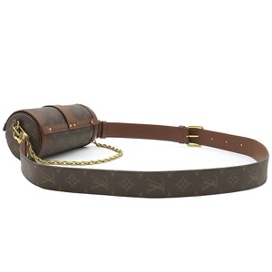 ルイヴィトン 2WAYバッグ パピヨン トランク モノグラムキャンバス ブラウン 茶 ハンドバッグ ショルダーバッグ   M57835 中古