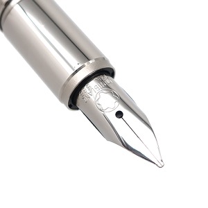 モンブラン 万年筆 スターウォーカー メタル ラバーライン メタル ブラック 中字 カートリッジ式  8854 中古