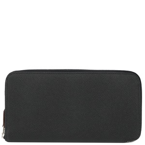 エルメス 長財布 アザップロング シルクイン ヴォーエプソン ブラック未使用 黒 新刻印 ラウンドファスナー  中古