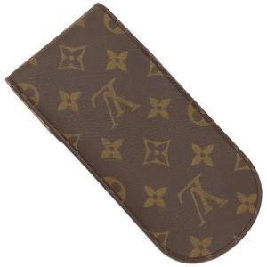 ルイヴィトン メガネケース エテュイ リュネット ラバ モノグラムキャンバス ブラウン 茶 メガネ入れ 眼鏡ケース  M62970 中古