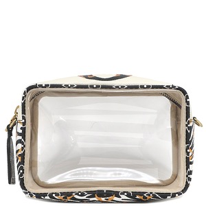 ルイヴィトン ポーチ ビーチポーチ ホワイト ミニバッグ クリアポーチ  M67883  中古