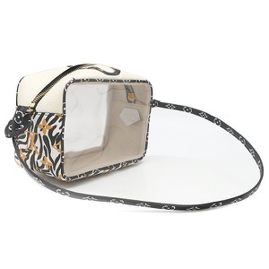 ルイヴィトン ポーチ ビーチポーチ ホワイト ミニバッグ クリアポーチ  M67883  中古