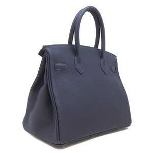 エルメス ハンドバッグ バーキン30 トゴ ネイビー 紺  中古