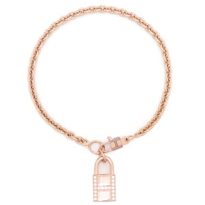 エルメス ブレスレット ケリー カデナ K18PG ゴールド SH AU750 ローズゴールド  中古