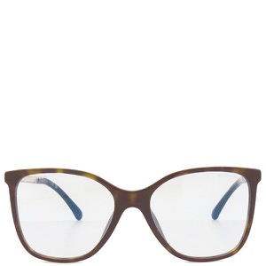 シャネル サングラス ウェリントン パール オプティカル 54□17 プラスチック ブラウン 茶 ブルーライトカット 3441-S-A 中古