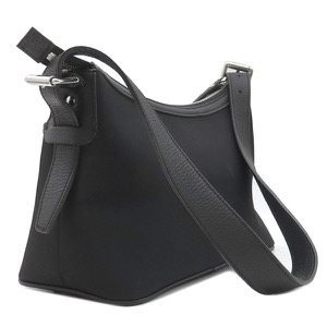 バーバリー ショルダーバッグ ノバチェック キャンバス ブラック 黒  中古