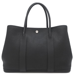 エルメス トートバッグ ガーデンパーティーPM ネゴンダ ブラック 黒  中古
