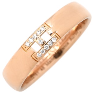 エルメス リング 指輪 エヴァー ヘラクレス K18PG ゴールド #48(JP8) ピンクゴールド Au750 18K Hモチーフ  中古