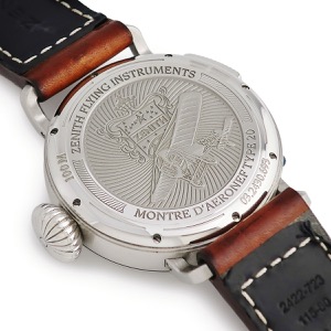 ゼニス パイロット アエロネフ タイプ20 GMT 03.2430.693/21.C723 スモールセコンド ブラック 自動巻き