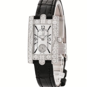 ハリーウィンストン アヴェニュー クラシック AVEQHM21WW231 K18WG 純正ダイヤ シェル クオーツ