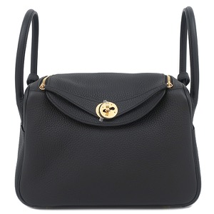 エルメス 2WAYバッグ リンディ26 トリヨンクレマンス ブラック未使用 黒  中古