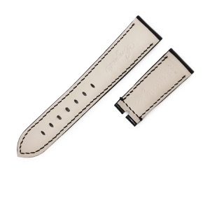 ブレゲ 腕時計パーツ 純正 マリーン用 クロコダイル ブラック 新品同様 替え クロコ ベルト ストラップ 20mm ブラック 黒  中古