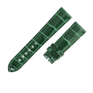 ハリーウィンストン 腕時計パーツ 純正 クロコダイル グリーン 新品同様 替え ベルト ストラップ 19ｍｍ グリーン 緑  中古