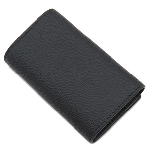 サンローラン キーケース ロゴ レザー ブラック 黒 鍵入れ 4連 685557 中古