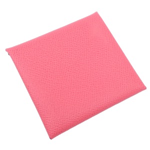 エルメス コインケース バスティア ヴォーエプソン ピンク 小銭入れ  中古