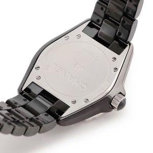 シャネル J12 38mm H2428 純正ダイヤ 黒 ブラック セラミック デイト クオーツ