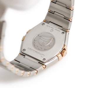 オメガ コンステレーション ブラッシュ 123.20.27.60.55.006 K18RG×SS コンビ 純正ダイヤ シェル クオーツ