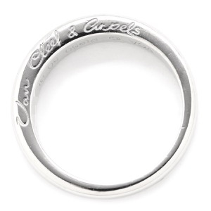 ヴァンクリーフアーペル リング 指輪 ニューヨーク ダイヤリング Pt950 シルバー #50(JP10) 1P 1粒  VCARN31747 中古