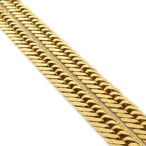 喜平 ネックレス K18 18金 50cm 50.5g 16面 トリプル K18YG ゴールド 造幣局検定マーク ※ショッピングローン対応していません。   中古
