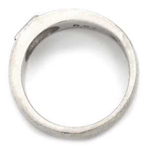 リング 指輪 ダイヤリング Pt900 シルバー 中古