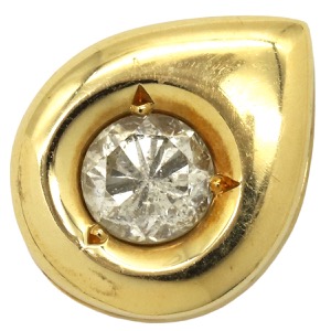 ペンダントトップ ダイヤ K18YG ゴールド 1石 750 18K  中古