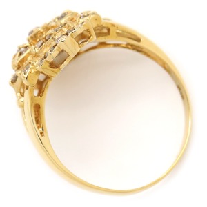 リング 指輪 ダイヤリング  K18YG ゴールド 中古