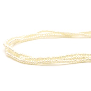 ネックレス 3連 パール シルバー シルバー 小粒   中古